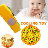 Kids Pizza Cutting Toy Set – Pretend Play Kitchen Food Simulation for Girls & Boys