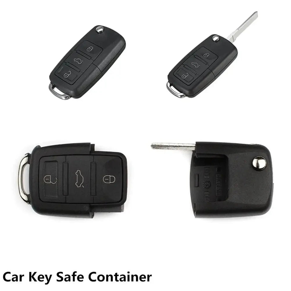 Hidden Compartment Car Key Case – Realistic Key Design Secret Stash Container