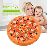Kids Pizza Cutting Toy Set – Pretend Play Kitchen Food Simulation for Girls & Boys