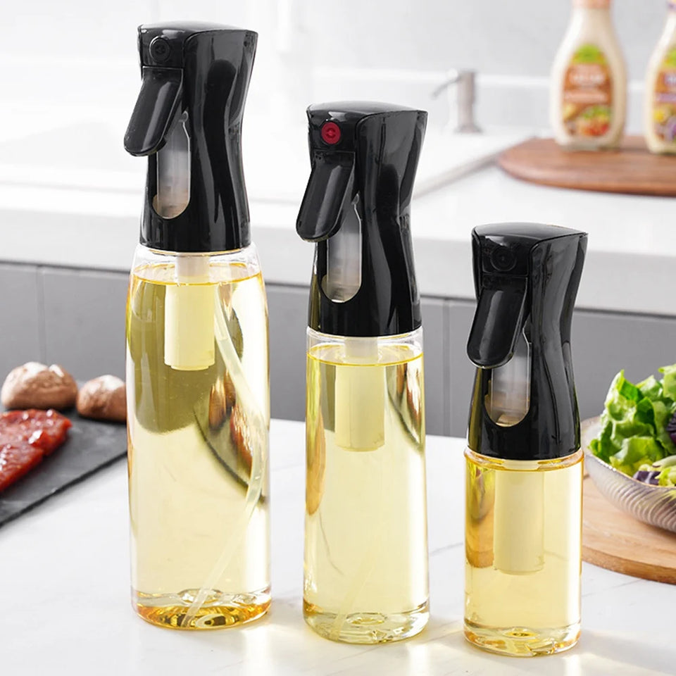 Oil Spray Bottle – 200ml / 300ml / 500ml Olive Oil Dispenser for Cooking, BBQ & Baking
