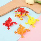 50PCS Jumping Frog Toys – Colorful Bounce Frogs for Kids, Stress Relief & Party Games