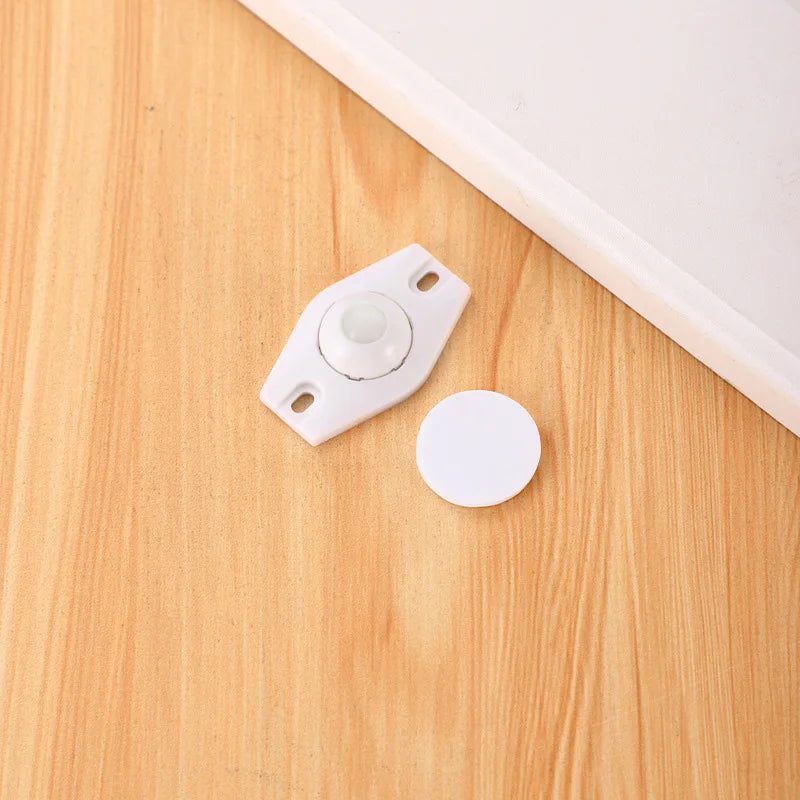 Self-Adhesive Universal Caster Wheels – 360° Swivel Mini Sticky Pulleys for Storage Boxes & Furniture (Set of 4)