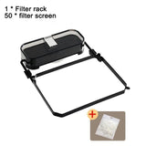 Kitchen Sink Filter Rack with 50PCS Net Bags – Foldable Corner Drain Basket & Food Strainer