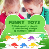50PCS Jumping Frog Toys – Colorful Bounce Frogs for Kids, Stress Relief & Party Games