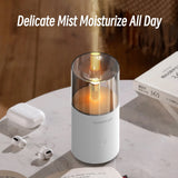 Mini Portable Car Aromatherapy Diffuser with LED Candlelight – USB Essential Oil Humidifier for Home, Office & Travel