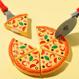 Kids Pizza Cutting Toy Set – Pretend Play Kitchen Food Simulation for Girls & Boys