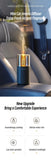 Mini Portable Car Aromatherapy Diffuser with LED Candlelight – USB Essential Oil Humidifier for Home, Office & Travel