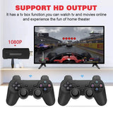X2 Plus GD10 Pro Retro Game Stick – 4K HD TV Console with 2.4G Wireless Controllers, 50+ Emulators & 40,000+ Built-In Games (128GB)